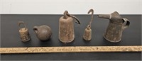 Old Cast Iron Weights and Weight Ball- Rusty/As