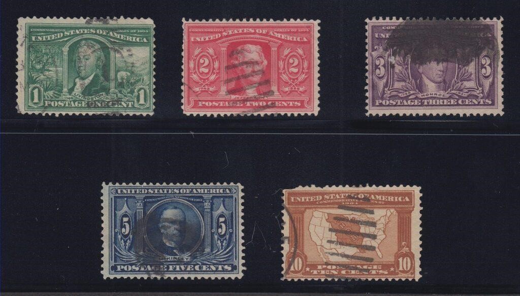 US Stamps Louisiana Purchase Commemorative set, in