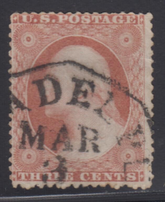 US Stamps #26A used, CV $150, without cert, sold a