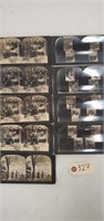 9 1880's Stereo View Cards Excellent Condition