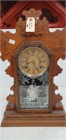 8Day Buffalo Strike Mantel Clock Ansonia Clock Co.
