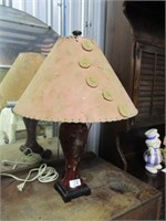 Pottery Bird Lamp