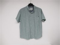 Hurley Men's XL Short Sleeve Button Up Shirt,