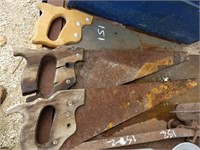 CT- 3 WOOD SAWS WITH WOODEN HANDLES