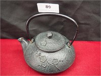 Small Black Japanese Style Cast Iron Tea Pot