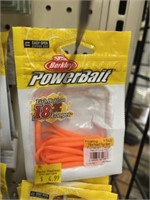 3 PACKS OF POWERBAIT TROUT WORMS