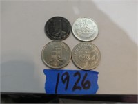 Collection of 4 Souvenir Coins