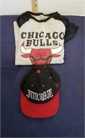 CHICAGO BULLS TEE SHIRT & CAP