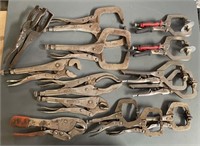 (12) Vise Grips & Clamps