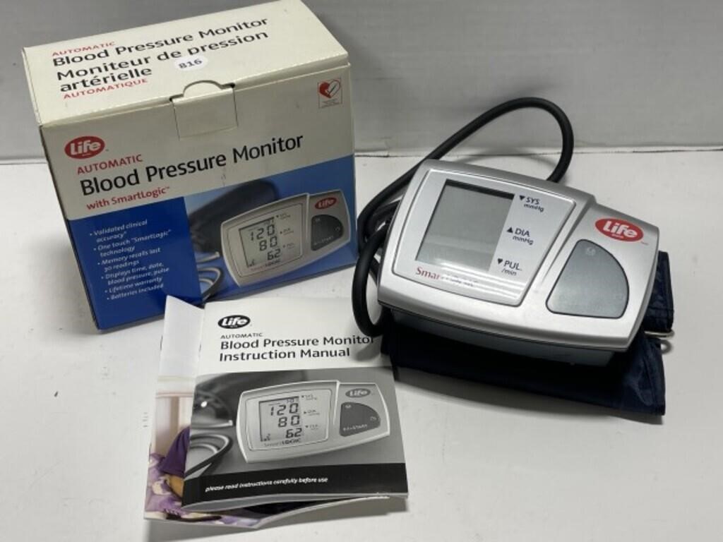 Life Brand Blood Pressure Monitor