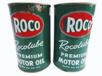 2 ROCO LUBE IMPERIAL QUART CANS