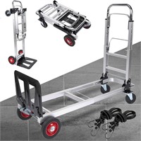 330LB Folding Hand Truck  Telescoping Handle