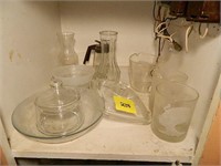 Shelf of Glassware