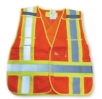 BIG K Clothing Mesh Safety Vest , 2 Vests - New