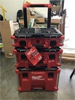 New Milwaukee Packout stackable modular storage