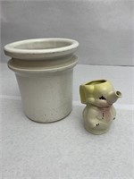 Two piece pottery lot