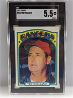 1972 Topps #510 Ted Williams SGC 5.5