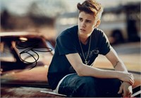 Autograph COA Justin Bieber Photo