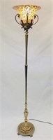 DURAND MOORISH CRACKLE FLOOR LAMP