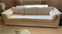 Low profile sofa custom upholstered immaculate