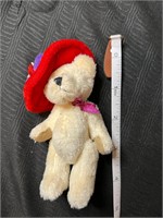 Minature Teddy Bear w/Hat