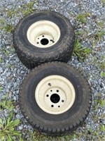 (2) 18 x 9.50 Lawn Tractor Tires