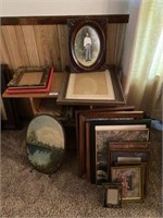 Cabinet, Picture Frames & Artwork