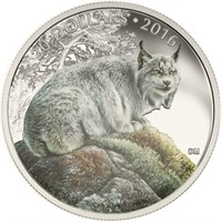 2016 $20 Fine Silver Coin - Canadian Lynx