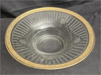 Decorative glass dish