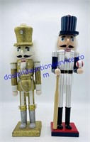 Lot of 2 Nutcrackers - See Both Pictures - 15"