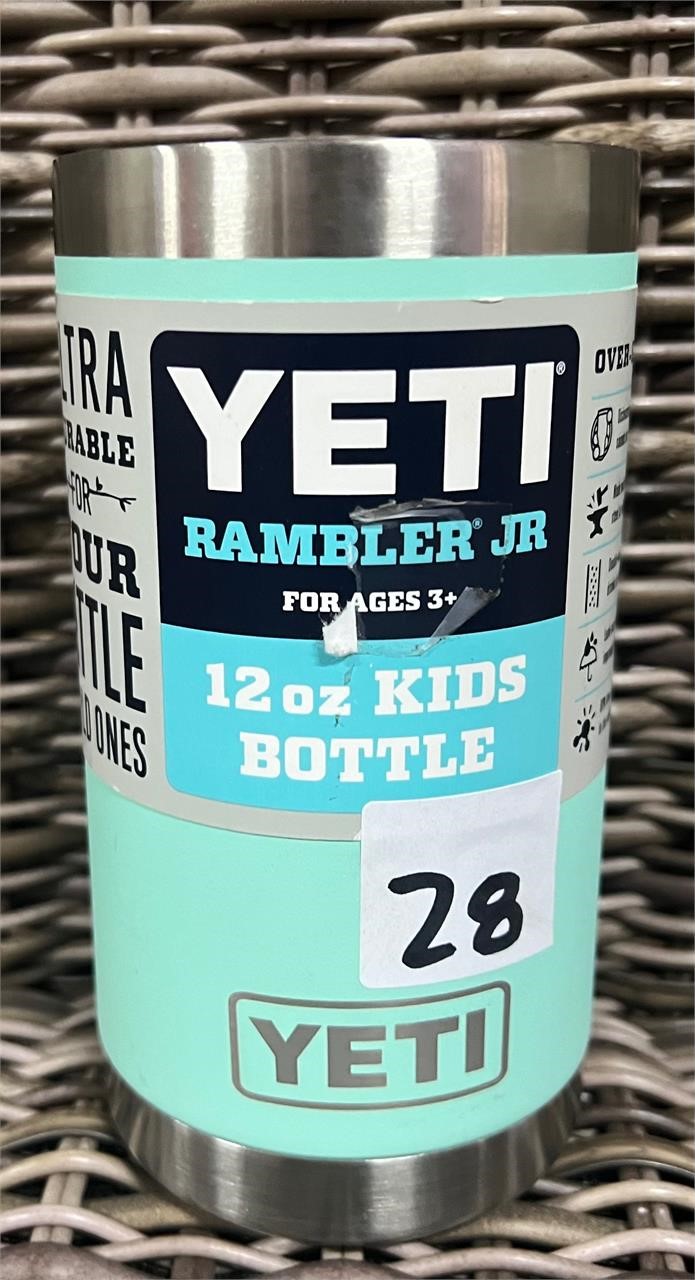 Yeti Rambler Jr 12oz Kids Bottle, MISSING LID