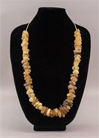 Chinese Natural Amber Beads Necklace