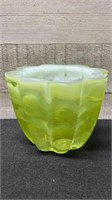 Eco Glass Art Glass 3.5" Daiameter X 5" Tall