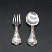 Gorham Sterling Silver Baby Fork & Spoon 4.4 g