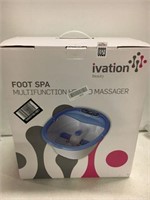 IVATION BEAUTY FOOT SPA HEATED MASSAGER