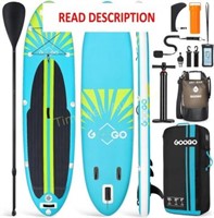 GOOGO Inflatable Paddle Board  Extra Wide  SUP