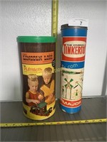 Lincon Logs and Tinker Toys sets