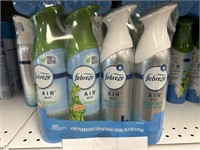 Febreze air mist 4 cans