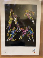 30"x22" 1994 March Madness Poster by LeRoy Neiman