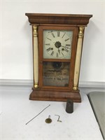 Waterbury Clock    Needs TLC   NOT SHIPPABLE
