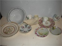 Floral Dishes and Cups