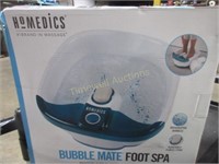 Homedics bubble mate foot spa