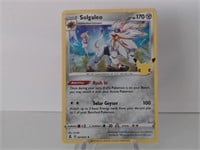 Pokemon Card Rare Solgaleo Holo Stamped