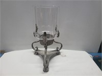 Glass/metal centerpiece