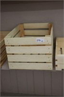 NEW PINE CRATE 12"X9"X7"