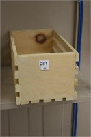 NEW PINE CRATE 12"X6"X5"
