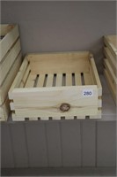 NEW PINE CRATE 12"X9"X3"