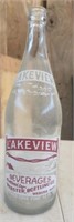 Lakeview Webster bottling co glass bottle