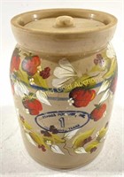 VTG Marshall Pottery Hand Painted Jar w/ Lid