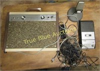 Vintage Microphone, Speaker  Recorder